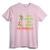 No Shoes No Shirt No Problem T-Shirt Palm Tree Island - Coastal Lifestyle Beach Vacation Tee for Men and Women
