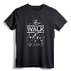 For We Walk By Faith and Not By Sight Christian T-Shirt - Religious Gift Shirt for Church Members and Christian Motorcycle Club Outfits