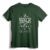 For We Walk By Faith and Not By Sight Christian T-Shirt - Religious Gift Shirt for Church Members and Christian Motorcycle Club Outfits