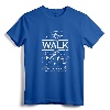 For We Walk By Faith and Not By Sight Christian T-Shirt - Religious Gift Shirt for Church Members and Christian Motorcycle Club Outfits