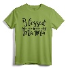 Blessed Mama - Mama Bear Llama Shark - Plus Size Mom T-Shirt | Mom Life Tee for Mother's Day, Christmas, and Mom Birthday | Comfortable Fit and Stylish Design