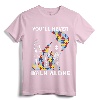You'll Never Walk Alone Autism Awareness Tshirt - Funny Autism Apparel for Grandpa, Dad, Brother, Son - Support Autism Tees