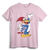 Officially Licensed Woody Woodpecker Full Body Logo Portrait T-Shirt - Classic Fit Retro Cartoon Tee for Fans