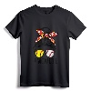 Dy Mom Life Softball Baseball Mothers Day Messy Bun T-Shirt - Ball Mom Graphic Tee for Baseball Softball Moms