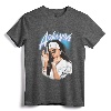 Aaliyah Airbrush Vintage Bandana Photo R&B Hip Hop Music Fan T-Shirt - Retro Urban Pop Apparel for Aaliyah Fans