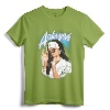 Aaliyah Airbrush Vintage Bandana Photo R&B Hip Hop Music Fan T-Shirt - Retro Urban Pop Apparel for Aaliyah Fans