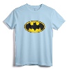 Batman Airbrush Bat Symbol T-Shirt - Officially Licensed DC Comics Tee for Adults, Women, and Kids