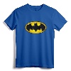 Batman Airbrush Bat Symbol T-Shirt - Officially Licensed DC Comics Tee for Adults, Women, and Kids