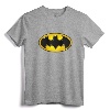 Batman Airbrush Bat Symbol T-Shirt - Officially Licensed DC Comics Tee for Adults, Women, and Kids