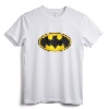 Batman Airbrush Bat Symbol T-Shirt - Officially Licensed DC Comics Tee for Adults, Women, and Kids