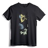 Disney Peter Pan Tinkerbell Airbrush Style Sketch T-Shirt - Officially Licensed Classic Fit Tee with Double-Needle Hem