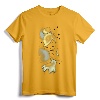 Disney Peter Pan Tinkerbell Airbrush Style Sketch T-Shirt - Officially Licensed Classic Fit Tee with Double-Needle Hem
