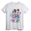 Official Disney Mickey Mouse Airbrush T-Shirt | 80s Graffiti Style Tee | Lightweight Classic Fit