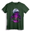 Official Disney Beauty and the Beast Moon Rose Airbrush Art T-Shirt - Licensed Classic Fit Tee for Disney Fans