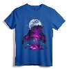 Official Disney Beauty and the Beast Moon Rose Airbrush Art T-Shirt - Licensed Classic Fit Tee for Disney Fans