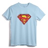 Superman Airbrush Shield T-Shirt - Official Licensed Tee for Adults, Women, and Kids - Authentic Superman Apparel by DC Comics