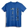 F-14 Tomcat Jolly Rogers VFA-103 Jet Airplane Profile T-Shirt - Military Aircraft Livery Design for Aviation Enthusiasts and Naval Aviation Lovers
