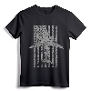 C-17 Globemaster Military Transport Airplane Flag T-Shirt - Graphic Tee for Avgeeks, Aviation Enthusiasts, and Military Aviators