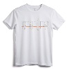Mechanic Wrench Heartbeat Retro 80s Funny Technician Gift T-Shirt - Vintage Art Style Tee for Mechanics and Technicians