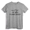I'm Just Plane Crazy Funny Airplane Pilots T-Shirt - Aviation Enthusiast Tee for Men and Women
