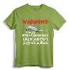 I May Talk About Airplanes - Funny Pilot & Aviation Airplane T-Shirt for Aviation Enthusiasts and Aircraft Lovers