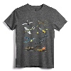 WW2 Warbirds P51 Mustang Spitfire Messerschmitt T-Shirt - Vintage Aircraft Design for Aviation Enthusiasts and History Buffs