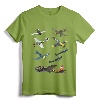 WW2 Warbirds P51 Mustang Spitfire Messerschmitt T-Shirt - Vintage Aircraft Design for Aviation Enthusiasts and History Buffs