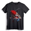 P-40 Warhawk Fighter Aircraft WW2 Airplane Military T-Shirt - Vintage Aviation Tee for War History Enthusiasts and Pilots