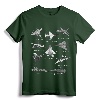 American Fighters Jets F22 Raptor F14 Tomcat Plane Spotting T-Shirt - Military Aircraft Design Tee for Aviation Enthusiasts and Airshow Attendees