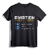 Aviation Cheat Codes Shirt - Pilot Tee T-Shirt for Aircraft Owners and Aviation Enthusiasts