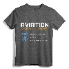 Aviation Cheat Codes Shirt - Pilot Tee T-Shirt for Aircraft Owners and Aviation Enthusiasts
