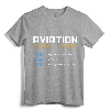 Aviation Cheat Codes Shirt - Pilot Tee T-Shirt for Aircraft Owners and Aviation Enthusiasts