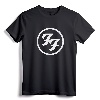 Foo Fighters White Circle Logo T-Shirt - Official Merchandise, Lightweight Fit for Music Fans