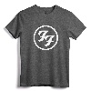 Foo Fighters White Circle Logo T-Shirt - Official Merchandise, Lightweight Fit for Music Fans