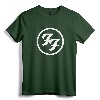 Foo Fighters White Circle Logo T-Shirt - Official Merchandise, Lightweight Fit for Music Fans