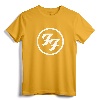 Foo Fighters White Circle Logo T-Shirt - Official Merchandise, Lightweight Fit for Music Fans