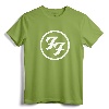 Foo Fighters White Circle Logo T-Shirt - Official Merchandise, Lightweight Fit for Music Fans