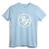 Foo Fighters White Circle Logo T-Shirt - Official Merchandise, Lightweight Fit for Music Fans