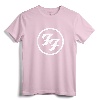 Foo Fighters White Circle Logo T-Shirt - Official Merchandise, Lightweight Fit for Music Fans