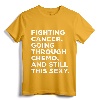 Cancer T-Shirt with Funny Inspirational Quote - Motivational Apparel for Cancer Fighters | Designed by Jomadado