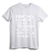 Cancer T-Shirt with Funny Inspirational Quote - Motivational Apparel for Cancer Fighters | Designed by Jomadado