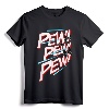 Star Wars TIE Fighter Pew Pew Pew Retro Comic Design T-Shirt - Officially Licensed Lucasfilm Apparel for Men, Women, Boys, and Girls