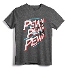 Star Wars TIE Fighter Pew Pew Pew Retro Comic Design T-Shirt - Officially Licensed Lucasfilm Apparel for Men, Women, Boys, and Girls