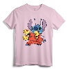 Lilo & Stitch Space Fighter T-Shirt - Officially Licensed Disney Tee ODNY-1265 - Lightweight Classic Fit Apparel