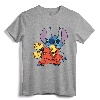 Lilo & Stitch Space Fighter T-Shirt - Officially Licensed Disney Tee ODNY-1265 - Lightweight Classic Fit Apparel