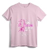 Women's In This Family No One Fights Alone Breast Cancer Awareness V-Neck T-Shirt - Supportive Apparel for Fighters, Survivors, and Supporters