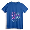 Women's In This Family No One Fights Alone Breast Cancer Awareness V-Neck T-Shirt - Supportive Apparel for Fighters, Survivors, and Supporters