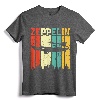 Retro Zeppelin 70s 80s Dirigible Airship Zepelin Zepplin T-Shirt - Vintage Blimp Tee for Aircraft Lovers and History Enthusiasts