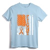 Fight Flag - Leukemia Cancer Shirt Gift For Leukemia Fighter - Supportive Leukemia Awareness Apparel