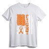 Fight Flag - Leukemia Cancer Shirt Gift For Leukemia Fighter - Supportive Leukemia Awareness Apparel